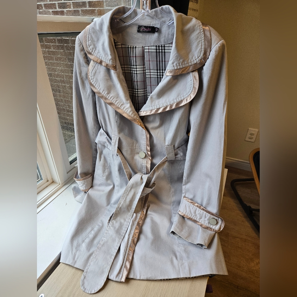 Light Gray Trench
